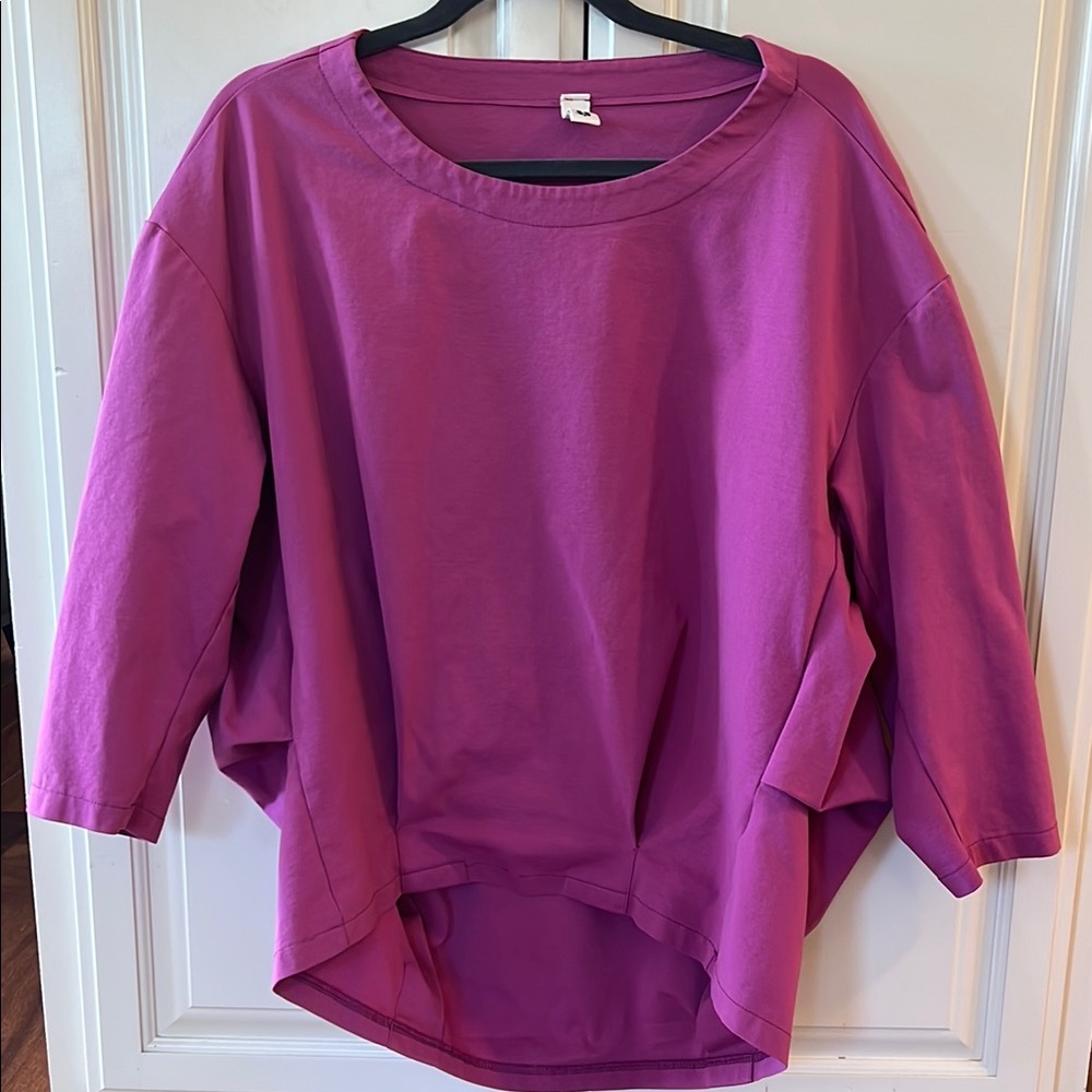 Wendy Trendy Oversized 3/4 Sleeve Tunic -  L/XL Made in Italy